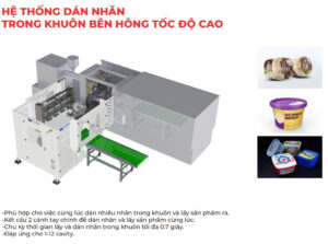 HỆ THỐNG DÁN NHÃN TRONG KHUÔN BÊN HÔNG TỐC ĐỘ CAO