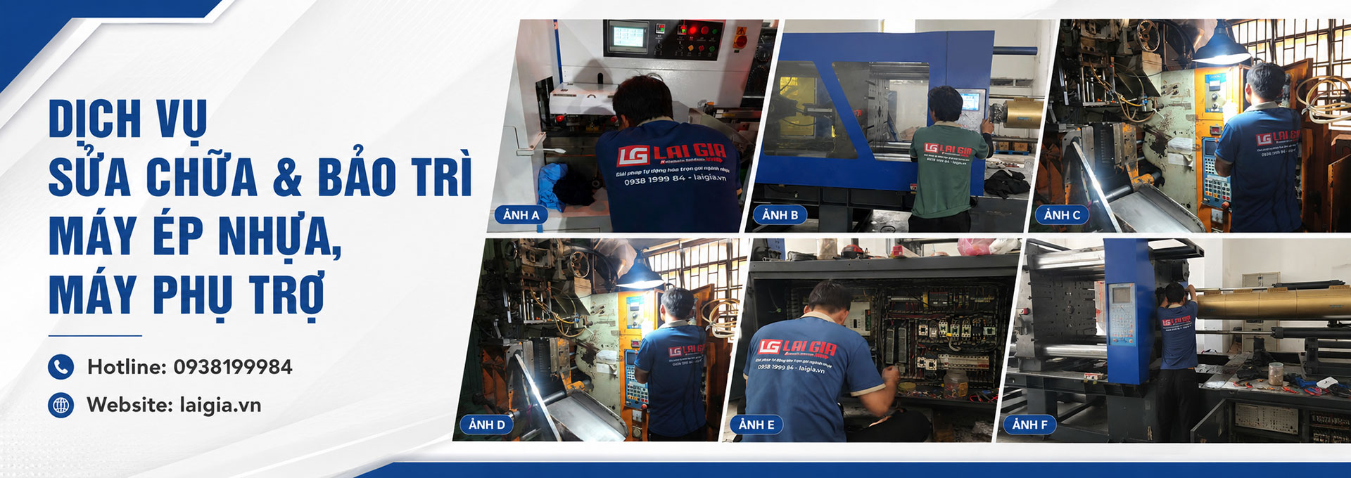 DỊCH VỤ SỬA CHỮA & BẢO TRÌ MÁY ÉP NHỰA, MÁY PHỤ TRỢ